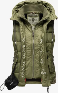 Marikoo Bodywarmers Bodywarmer Taisaa Dames Kaki -Mode Kledingwinkel 056ae9c4c2a37e4a2c12c9492ca0c8b7 scaled