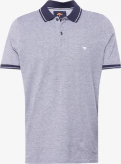 FYNCH-HATTON Polos Shirt Heren Marine / Blauw GemĂȘleerd