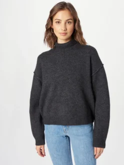 WEEKDAY Basic Truien Trui Norah Dames Donkergrijs -Mode Kledingwinkel 0ed46950346e08eb15c55d727e109fc5 scaled