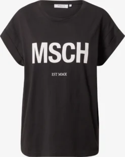 MOSS COPENHAGEN T-shirts Shirt Alva Dames Zwart