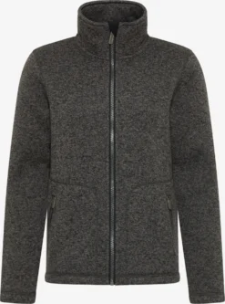 ICEBOUND Fleece Jassen Fleece Jas Heren Grijs GemĂȘleerd