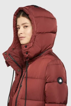 Khujo Wintermantels Wintermantel HAZELLE Dames Roestrood -Mode Kledingwinkel 17fd68fed07b23dc019b15767fadc8eb scaled