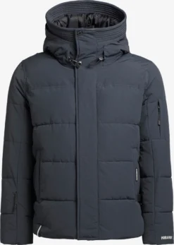 Khujo Winterjassen Winterjas Barat Heren Duifblauw