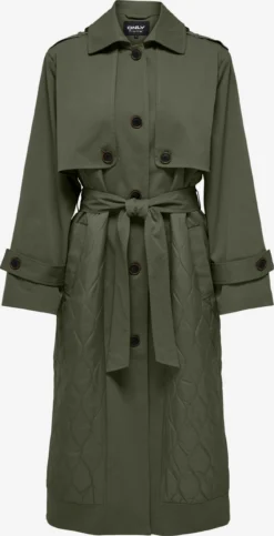 ONLY Trenchcoats Tussenmantel Dames Groen