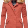 Marikoo Parkas Winterparka Karmaa Dames Zalm Roze