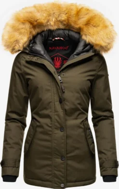 Navahoo Winterjassen Winterjas Laura Dames Kaki