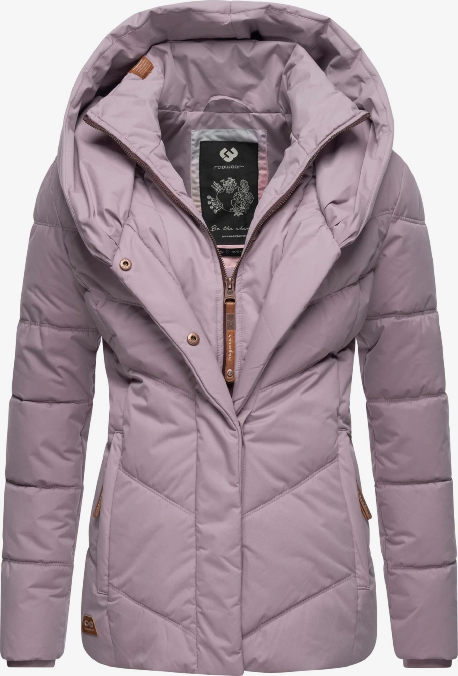 Ragwear Winterjassen Winterjas Natesa Dames Lavendel 4 Ragwear Winterjassen Winterjas Natesa Dames Lavendel - Afbeelding 4