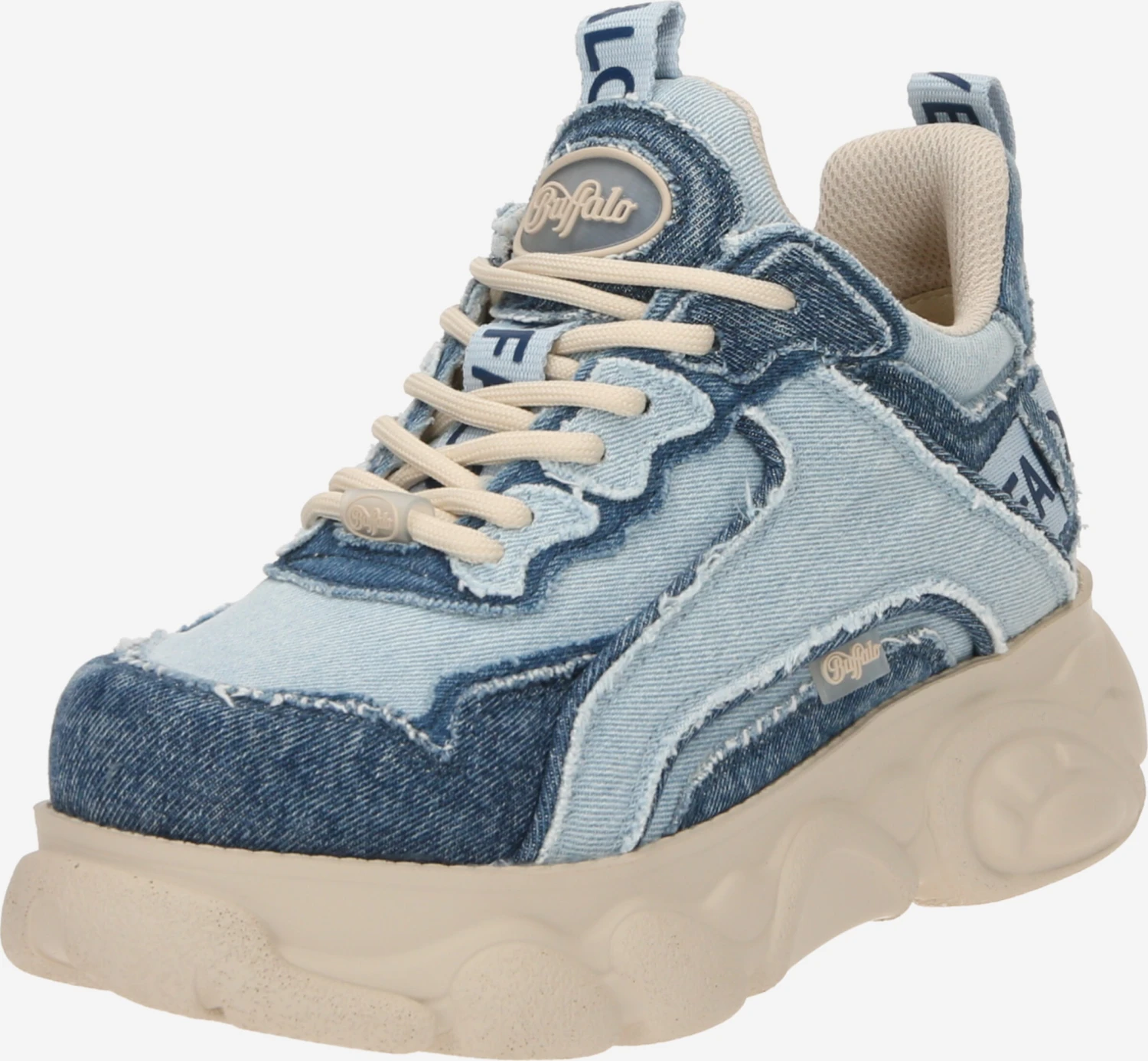 Buffalo Fashion Sneakers Sneakers Laag CLD CHAI Dames Lichtblauw 1 Buffalo Fashion Sneakers Sneakers Laag CLD CHAI Dames Lichtblauw