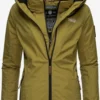 Marikoo Outdoor Jassen Functionele Jas Erdbeere Dames Olijfgroen