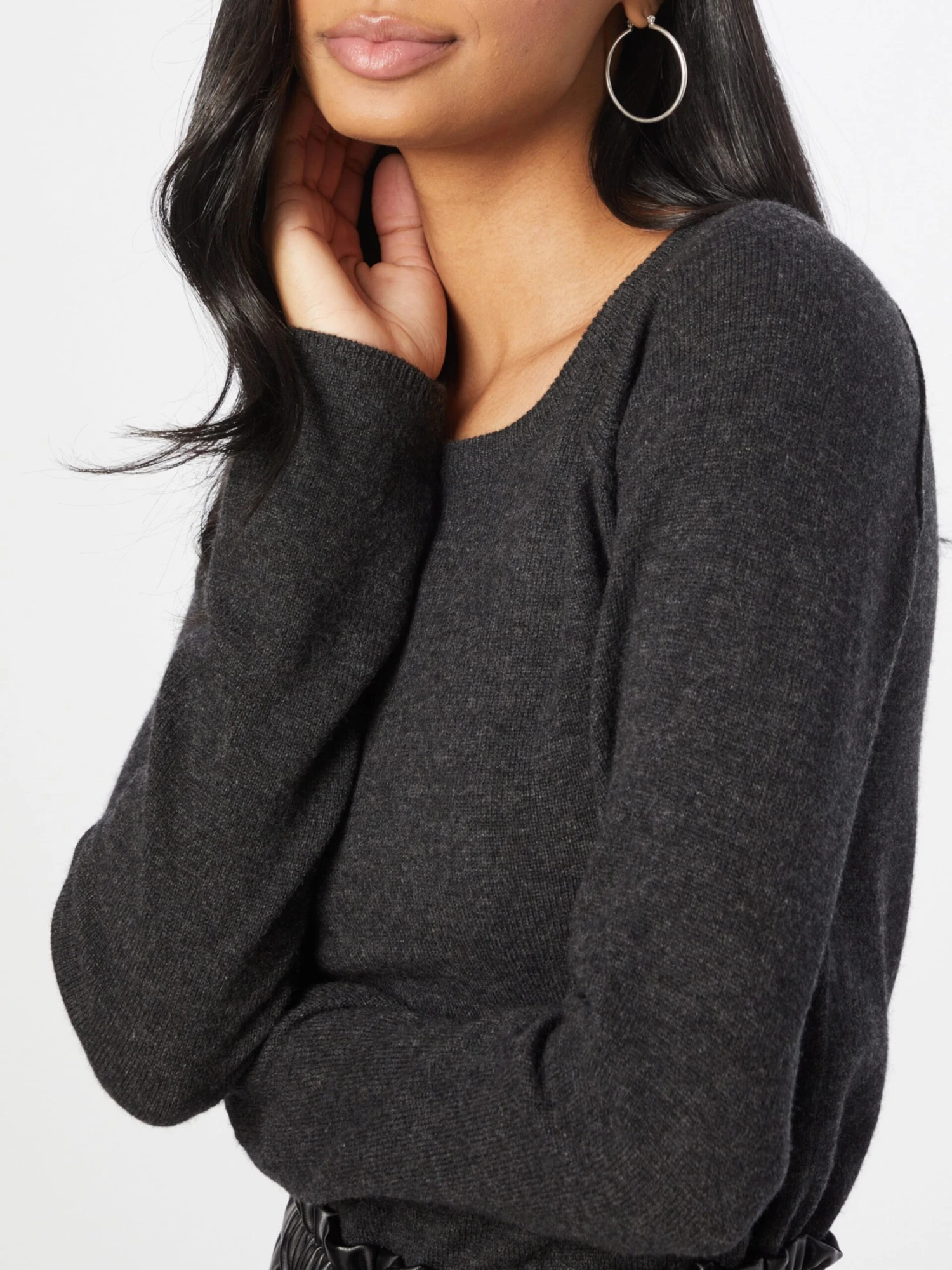 Rosemunde Basic Truien Trui Dames Donkergrijs 2 Rosemunde Basic Truien Trui Dames Donkergrijs - Afbeelding 2