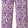 Monki Pantalons Wide Leg Broek Dames Lila