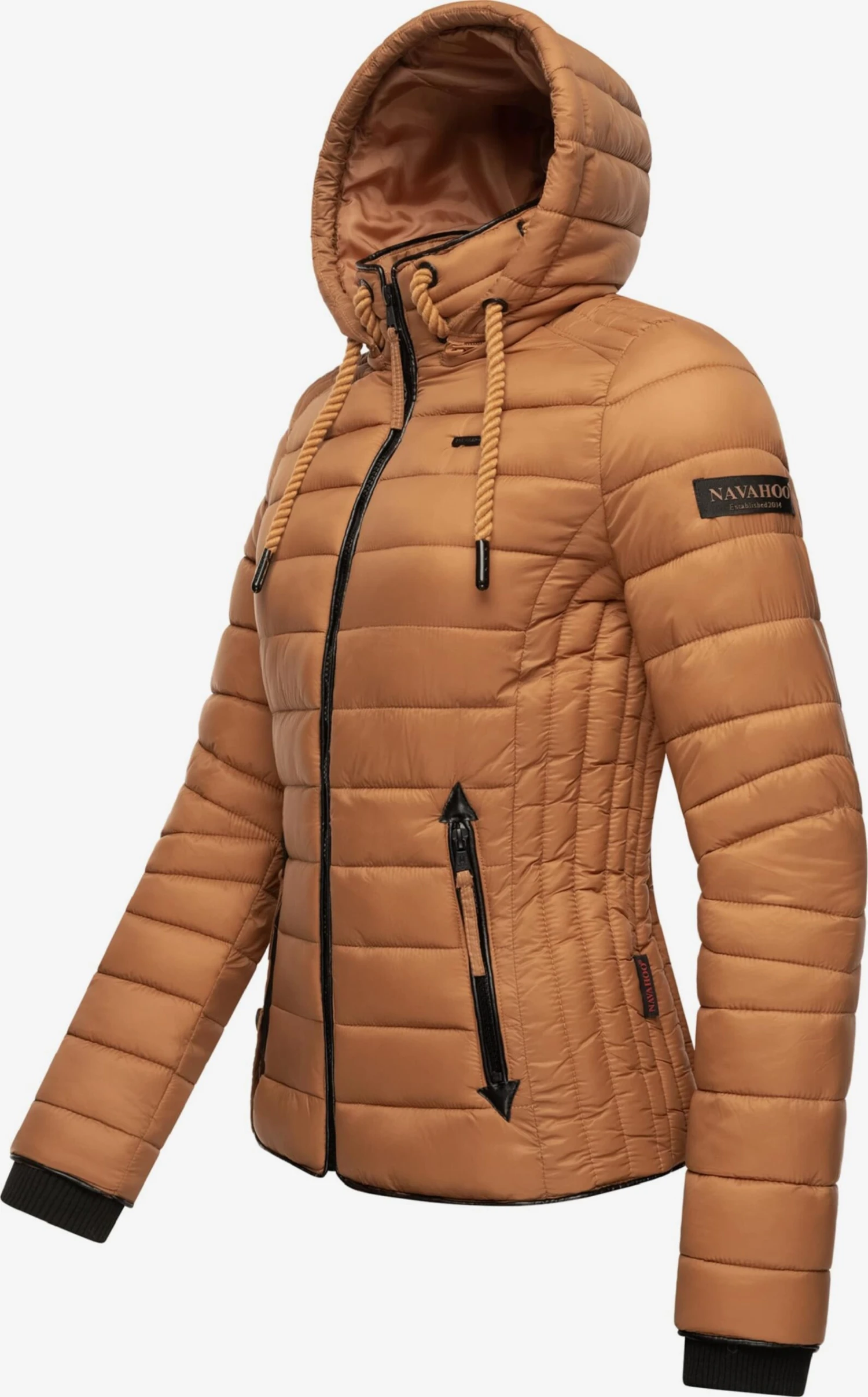 Navahoo Tussenjassen Tussenjas Lulana Dames Karamel 2 Navahoo Tussenjassen Tussenjas Lulana Dames Karamel - Afbeelding 2