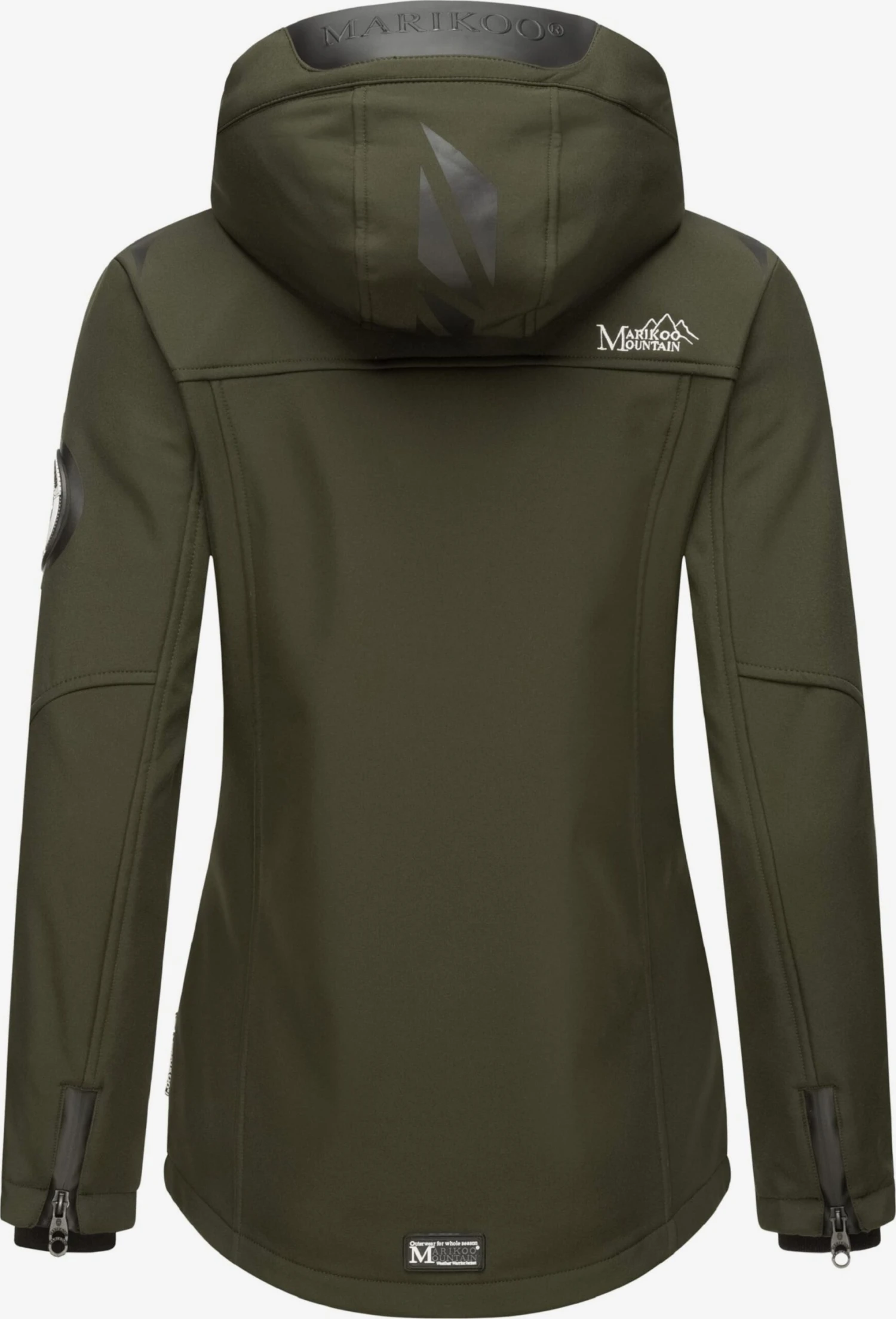 Marikoo Winterjassen Winterjas Dames Olijfgroen 3 Marikoo Winterjassen Winterjas Dames Olijfgroen - Afbeelding 3