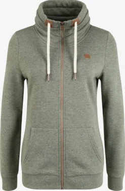 OXMO Sweatvesten Sweatvest Vicky Dames Groen