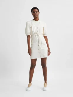 Selected Femme Blousejurken Blousejurk Sophia Dames Offwhite -Mode Kledingwinkel 3db07d35d09e7da4f949636b3264f1f0 scaled