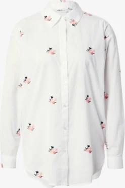 MOSS COPENHAGEN Overhemden Blouse Elvyne Dames Wit