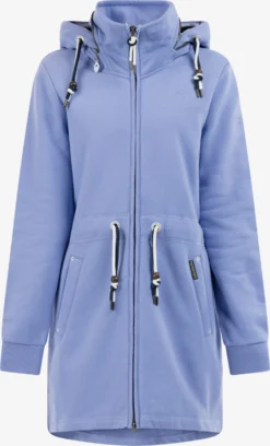 Schmuddelwedda Sweatvesten Sweatvest Yasanna Dames Violetblauw