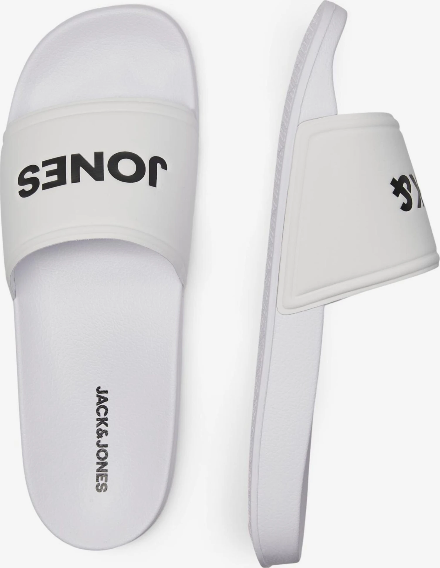 Jack & Jones Instappers Muiltjes LARRY Heren Wit 2 Jack & Jones Instappers Muiltjes LARRY Heren Wit - Afbeelding 2