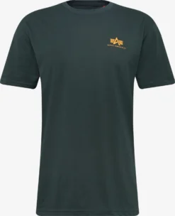 Alpha Industries T-shirts Regular Fit Shirt Heren Smaragd