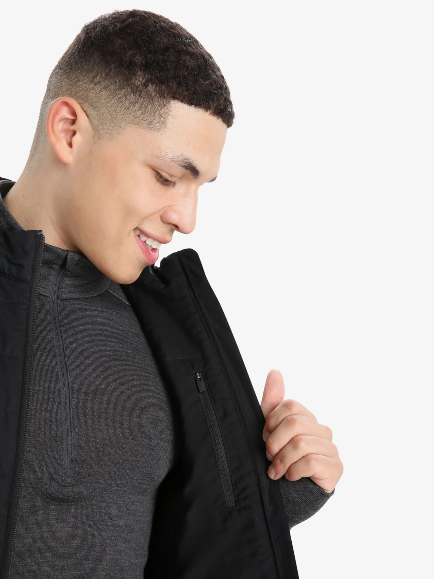 Icebreaker Vesten Sportbodywarmer Loft Heren Zwart 9 Icebreaker Vesten Sportbodywarmer Loft Heren Zwart - Afbeelding 9