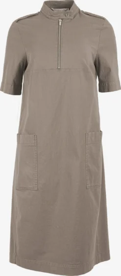 HELMIDGE Midi Jurken Jurk Dames Beige
