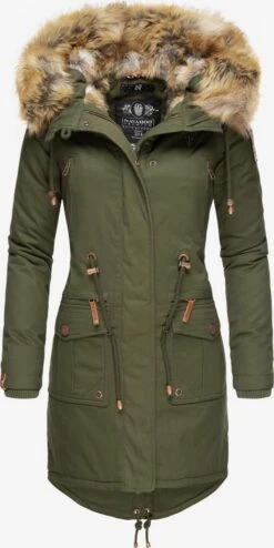 Navahoo Parkas Winterparka Rosinchen Dames Kaki