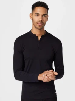 DRYKORN Longsleeves Shirt KENO Heren Zwart -Mode Kledingwinkel 500960539ffcc1261859104fc175eeb6 scaled