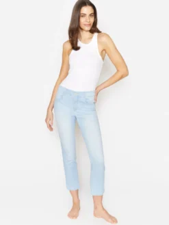 Angels Jeans Slimfit Jeans Cici Crop Slit Dames Lichtblauw -Mode Kledingwinkel 5a74fcb9f082433d3613e8e562068e7d scaled