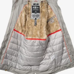 Navahoo Parkas Winterparka Kin-Joo Dames Grijs -Mode Kledingwinkel 5b9b77e959862c8aa4408e0f49643e4b