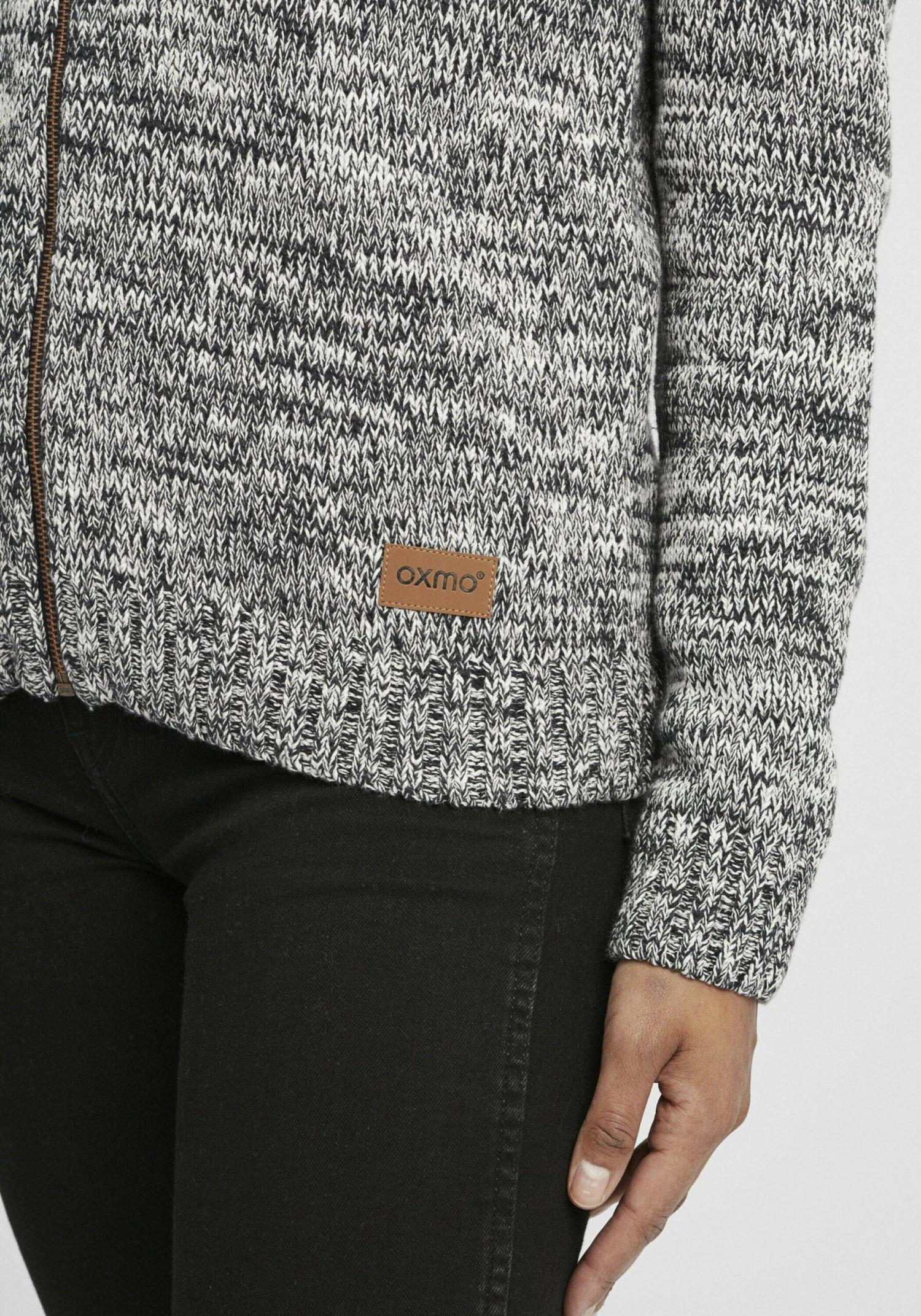 OXMO Vesten Gebreid Vest Philadelphia Dames Blauw 6 OXMO Vesten Gebreid Vest Philadelphia Dames Blauw - Afbeelding 6