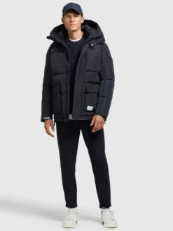 Khujo Winterjassen Winterjas Jedi Heren Donkerblauw -Mode Kledingwinkel 5f026283df78d66aeef6f37404d462b4 scaled
