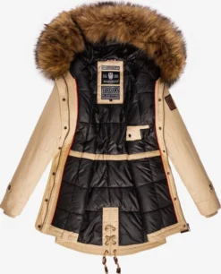 Marikoo Parkas Winterparka La Viva Dames Beige -Mode Kledingwinkel 66345864c19d1e8feef8e14d1e24c817 scaled