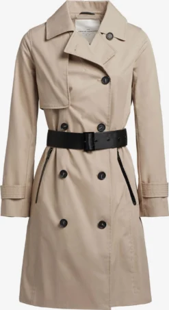 Khujo Trenchcoats Tussenmantel Sarina Dames Lichtbeige