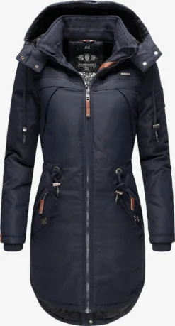 Marikoo Parkas Winterparka Kamii Dames Donkerblauw