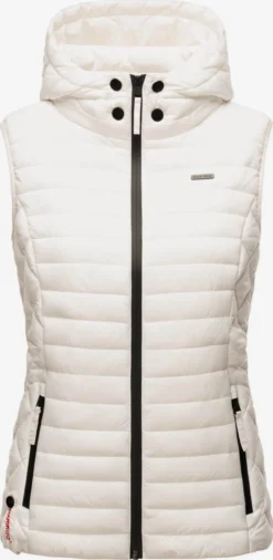 Marikoo Bodywarmers Bodywarmer Hasenpfote Dames Offwhite