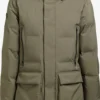 Khujo Wintermantels Winterjas Slow Heren Olijfgroen