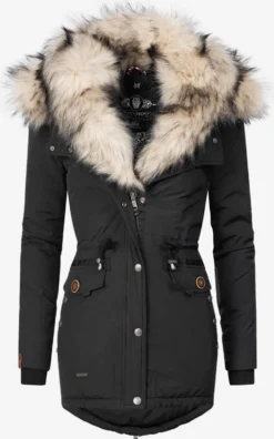 Navahoo Parkas Winterparka Sweety Dames Zwart