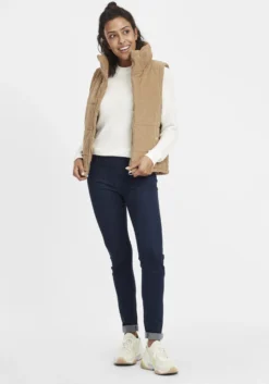 OXMO Bodywarmers Bodywarmer Videma Dames Bruin -Mode Kledingwinkel 76420be592fc63da67a09f88d6ad729f scaled