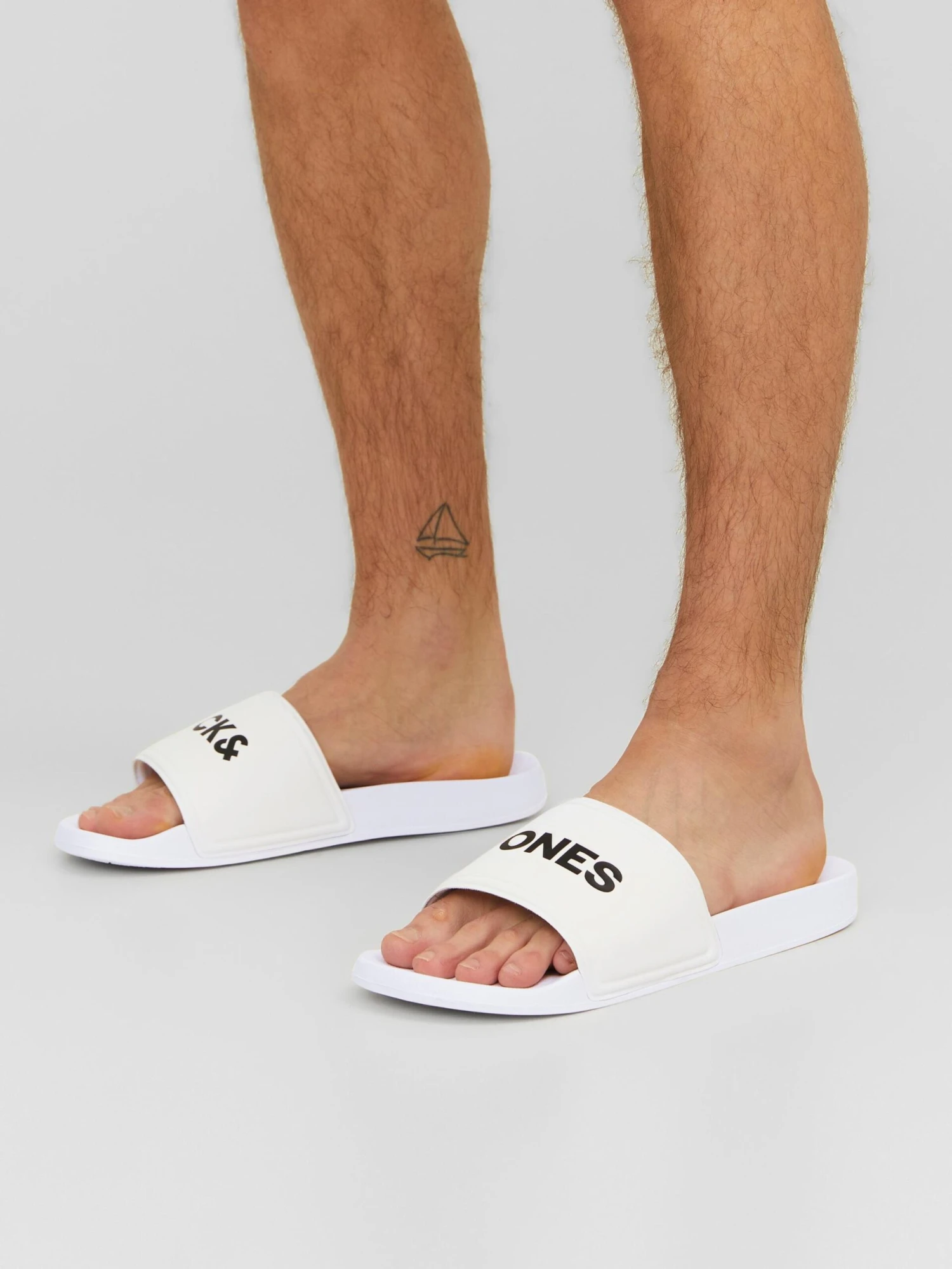 Jack & Jones Instappers Muiltjes LARRY Heren Wit 5 Jack & Jones Instappers Muiltjes LARRY Heren Wit - Afbeelding 5