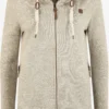 OXMO Sweatvesten Sweatvest Thory Dames Beige