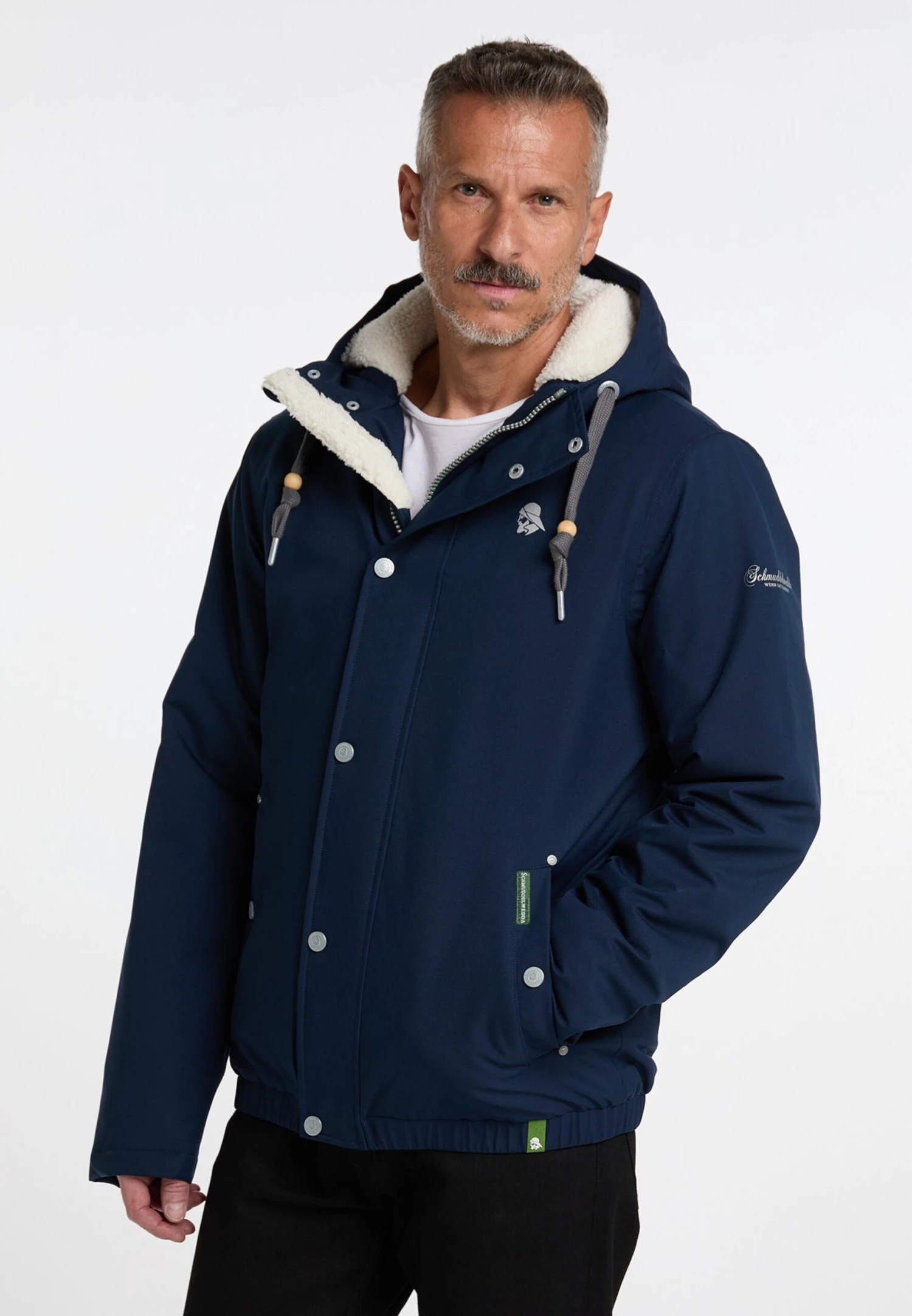 Schmuddelwedda Winterjassen Winterjas Heren Marine 2 Schmuddelwedda Winterjassen Winterjas Heren Marine - Afbeelding 2
