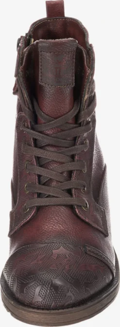 Mustang Enkellaarsjes Veterlaarsjes Dames Bordeaux -Mode Kledingwinkel 818a34a7e272ab5b3b09d5f8a1eca64e scaled