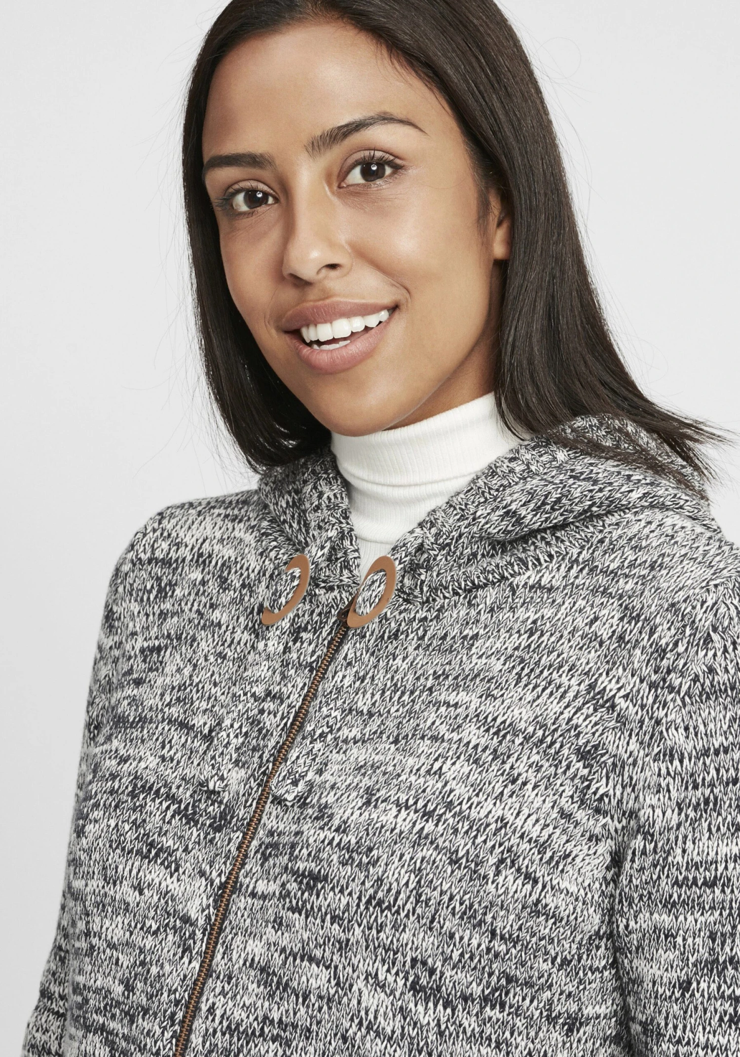 OXMO Vesten Gebreid Vest Philadelphia Dames Blauw 5 OXMO Vesten Gebreid Vest Philadelphia Dames Blauw - Afbeelding 5