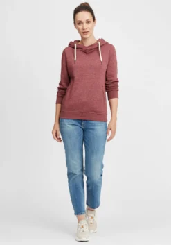 OXMO Hoodies Sweatshirt Vicky Hood Dames Rood / Bordeaux -Mode Kledingwinkel 869f556cc172c56919d07b93971c2018 scaled