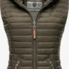 Navahoo Bodywarmers Bodywarmer Shadaa Dames Kaki