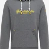 Schmuddelwedda Hoodies Sweatshirt Amrum Heren Grijs Gemêleerd