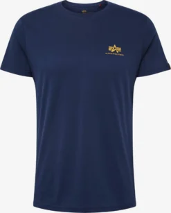 Alpha Industries T-shirts Regular Fit Shirt Heren Navy