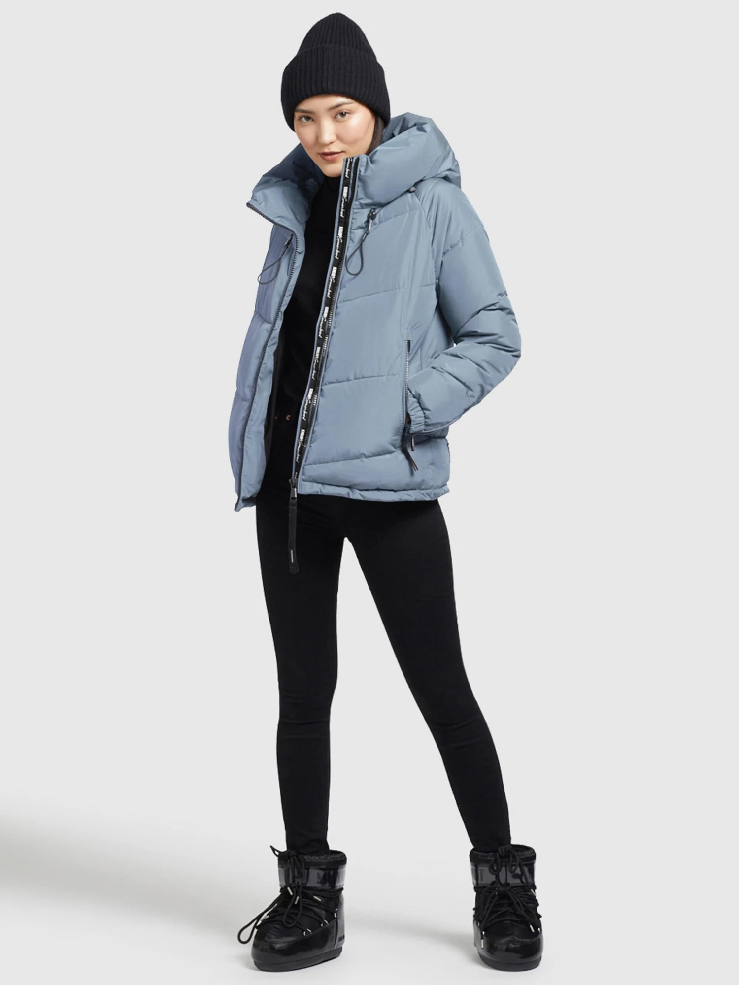 Khujo Winterjassen Winterjas Esila Dames Lichtblauw 2 Khujo Winterjassen Winterjas Esila Dames Lichtblauw - Afbeelding 2