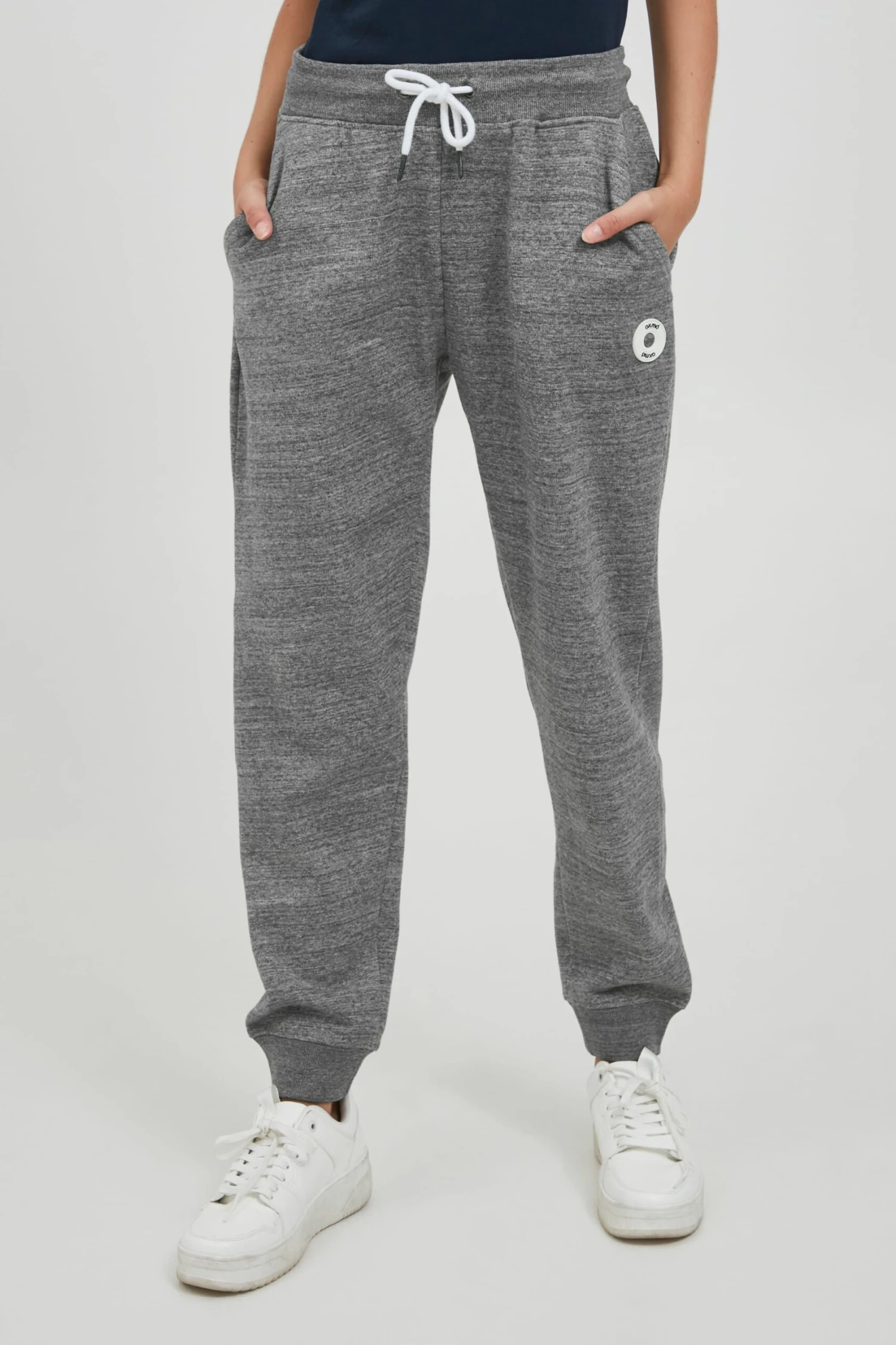 OXMO Sweatpants Loosefit Broek Heldana Dames Grijs Gemêleerd 2 OXMO Sweatpants Loosefit Broek Heldana Dames Grijs Gemêleerd - Afbeelding 2