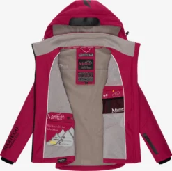 Marikoo Winterjassen Winterjas Dames Rood -Mode Kledingwinkel 9abe6d8a9f4934434d6ac3ad43f33d24